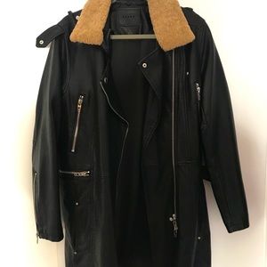 Blank NYC Black Leather Zipper Jacket